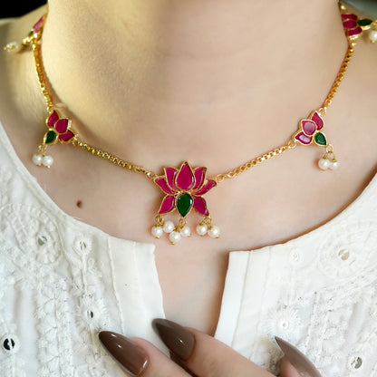 Tulips Necklace set