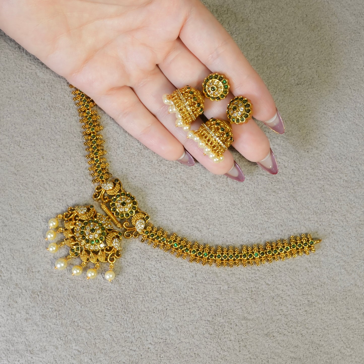 Vintage South-Asian Set (Micro-Gold Plated)