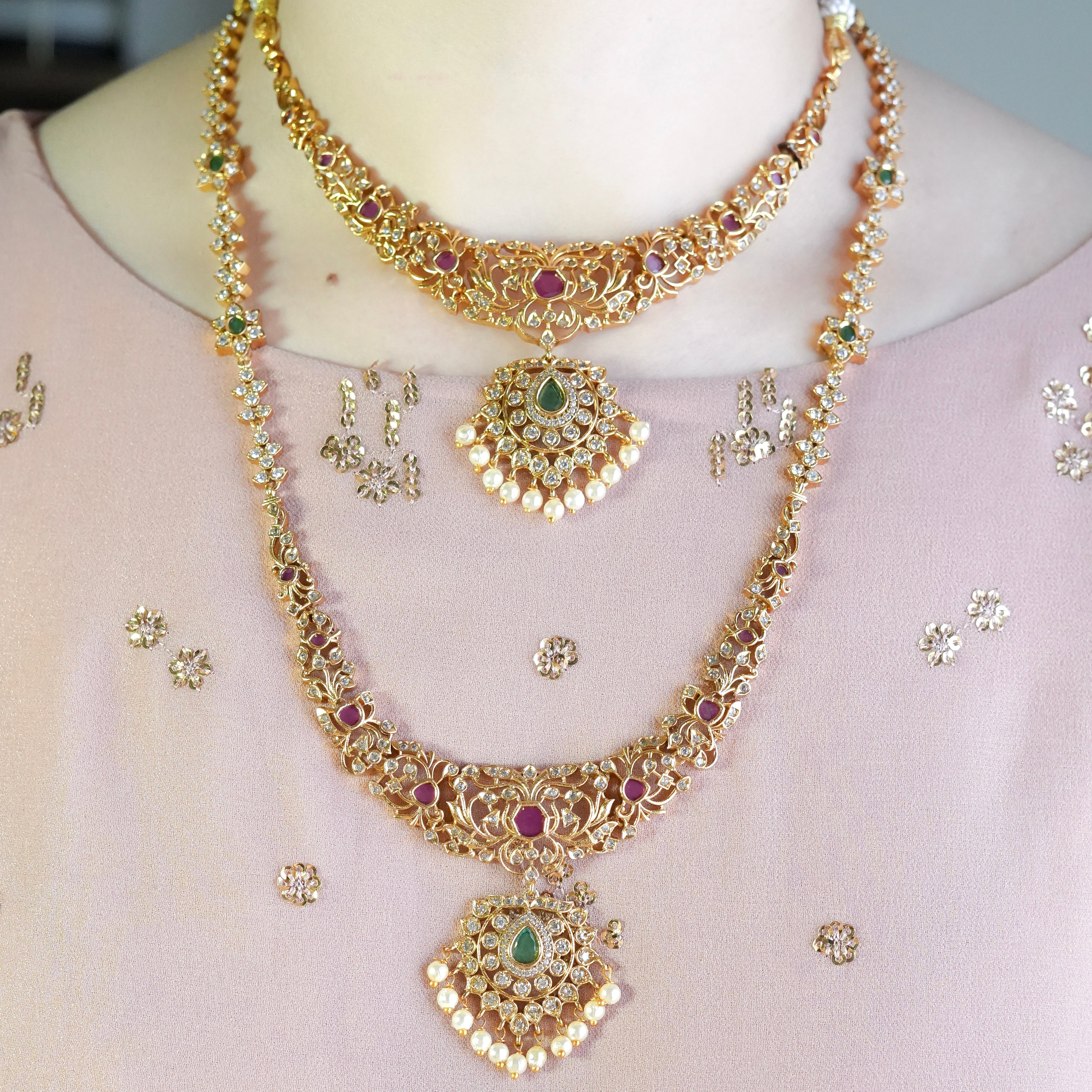 Golden Aura Double Layer Set