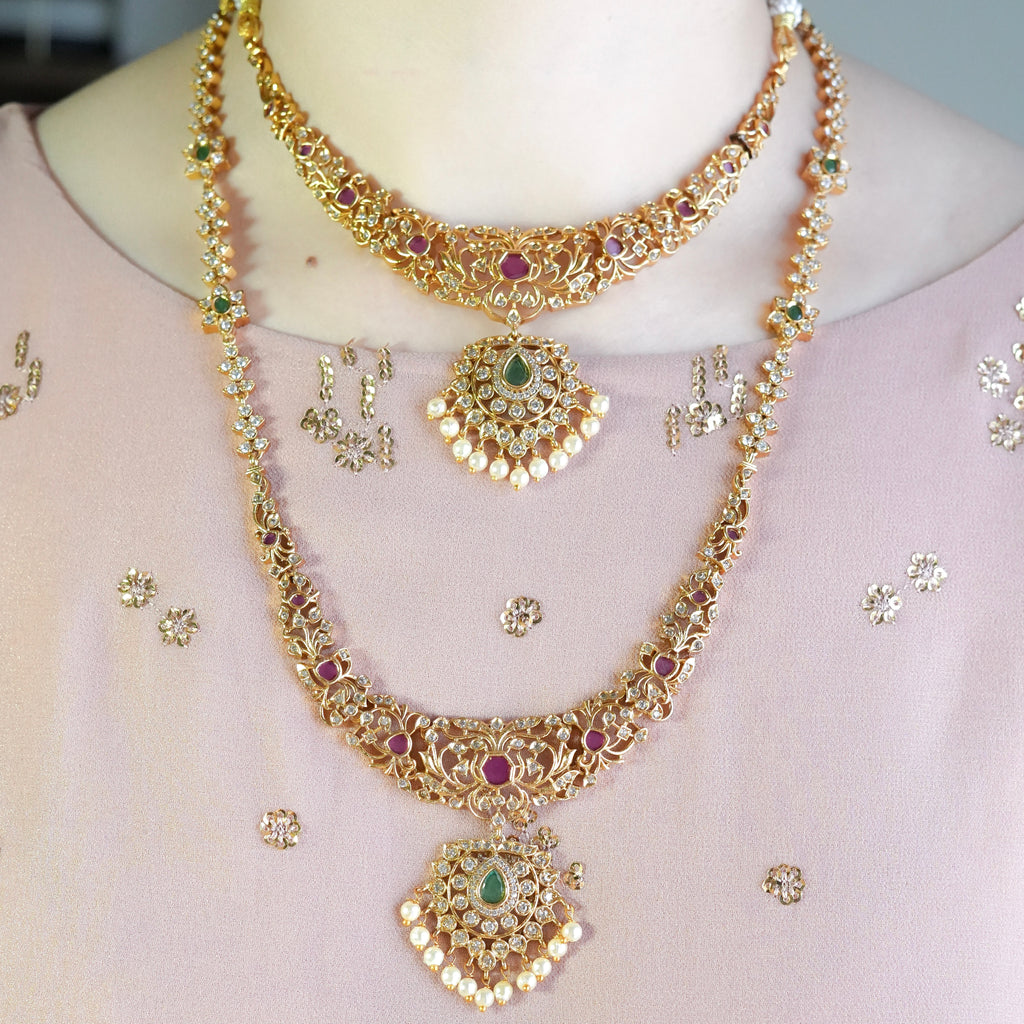 Golden Aura Double Layer Set
