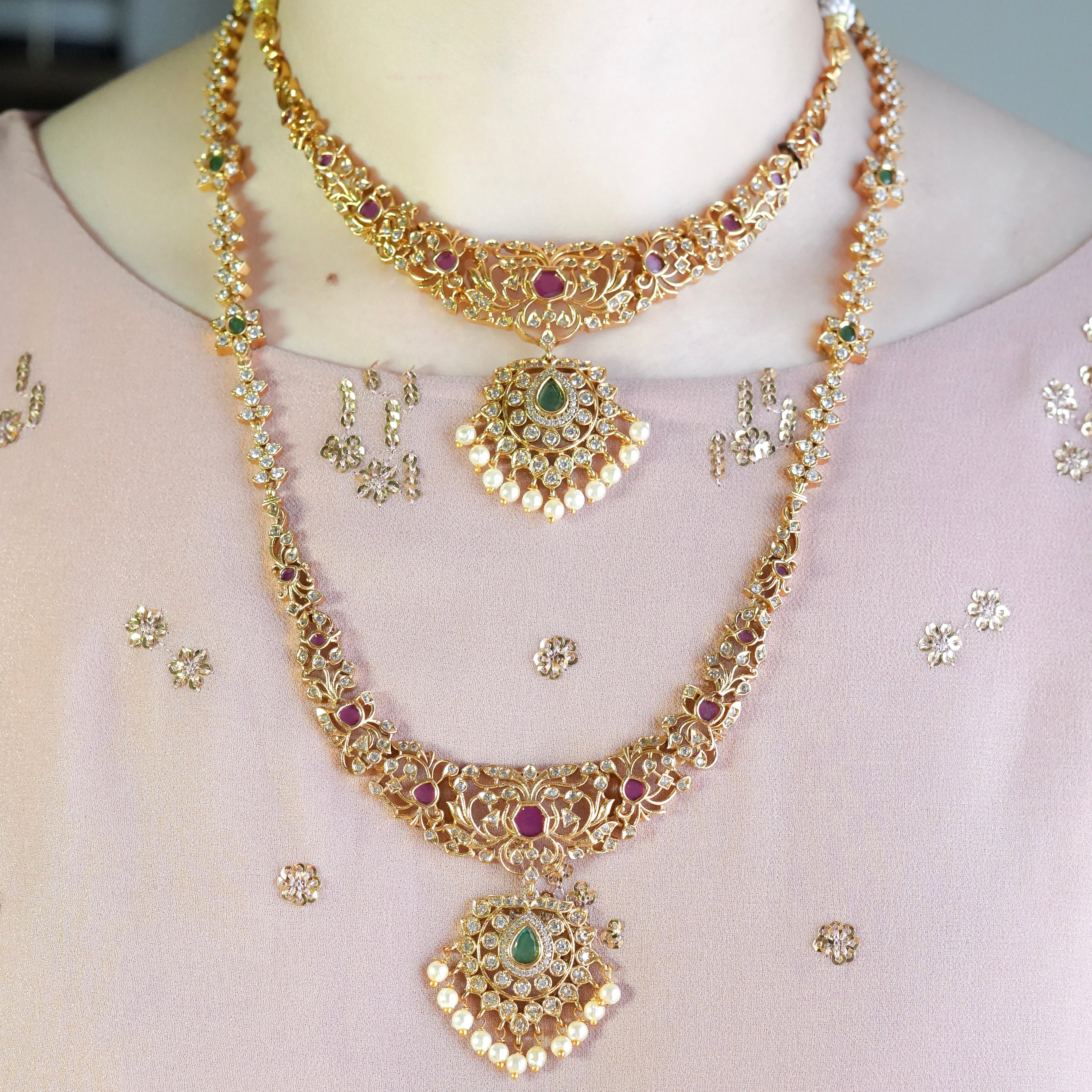 Golden Aura Double Layer Set