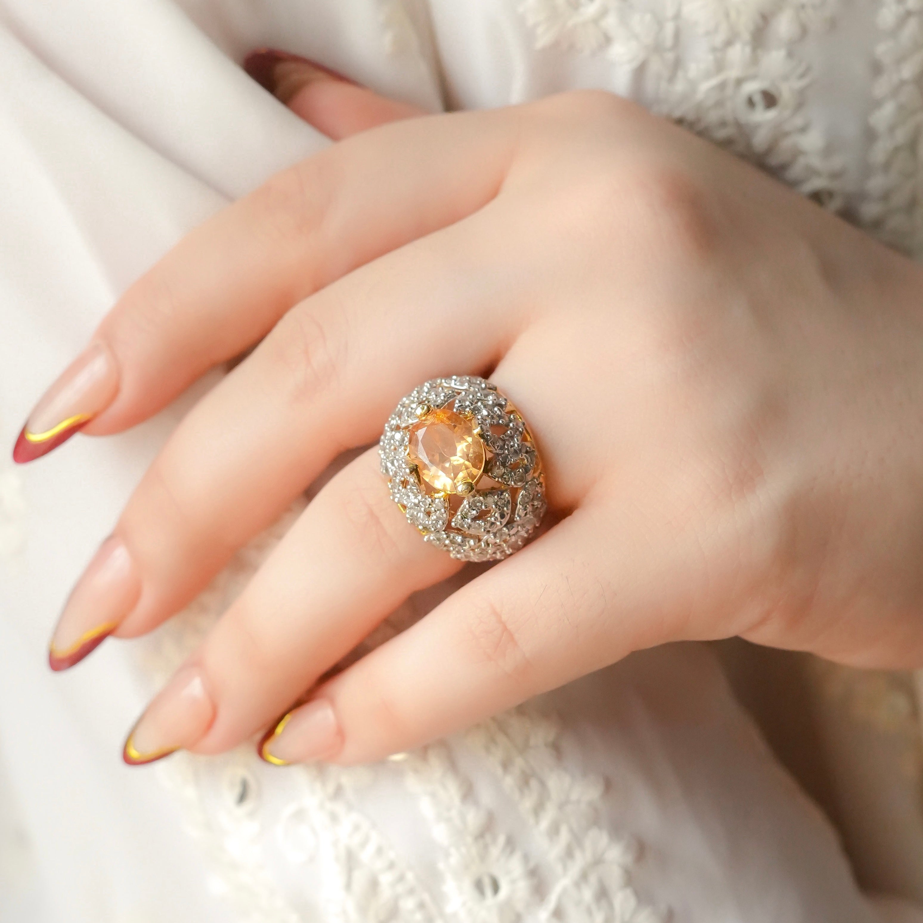 Gold Plated Bloom Ring