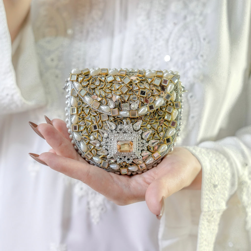 Kundan Clutch (Medium Size)