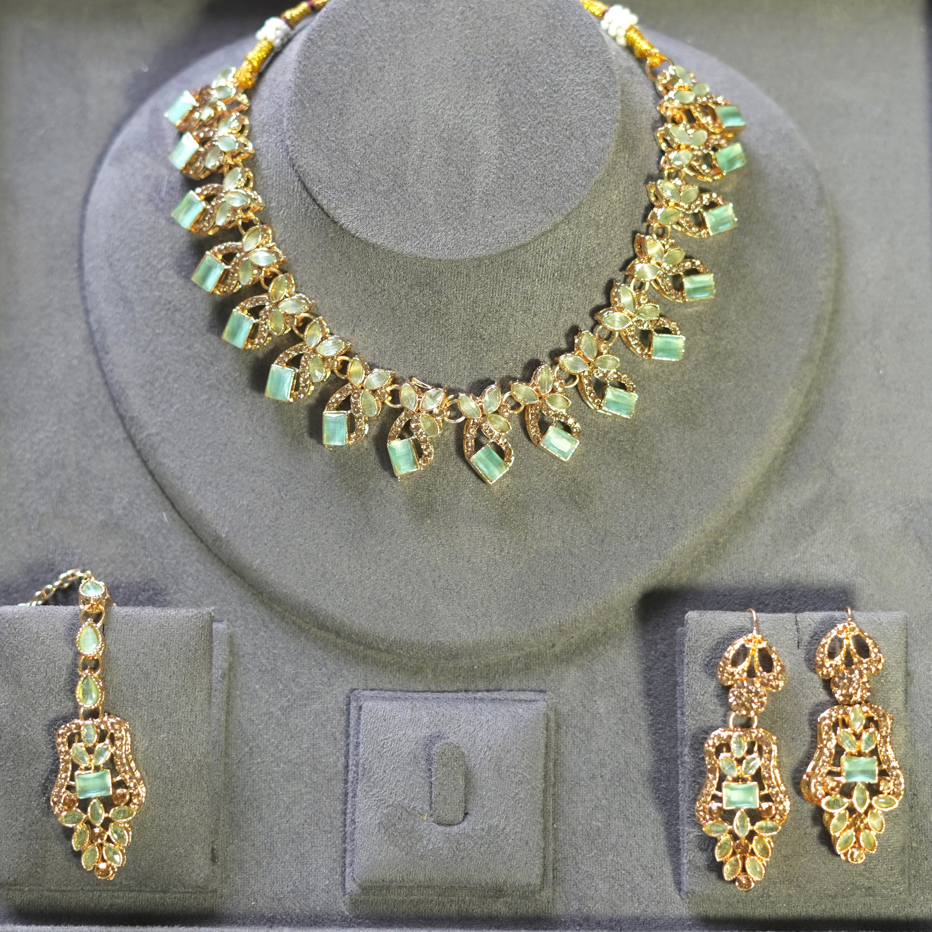 Midnight Glam(Golden-Green)