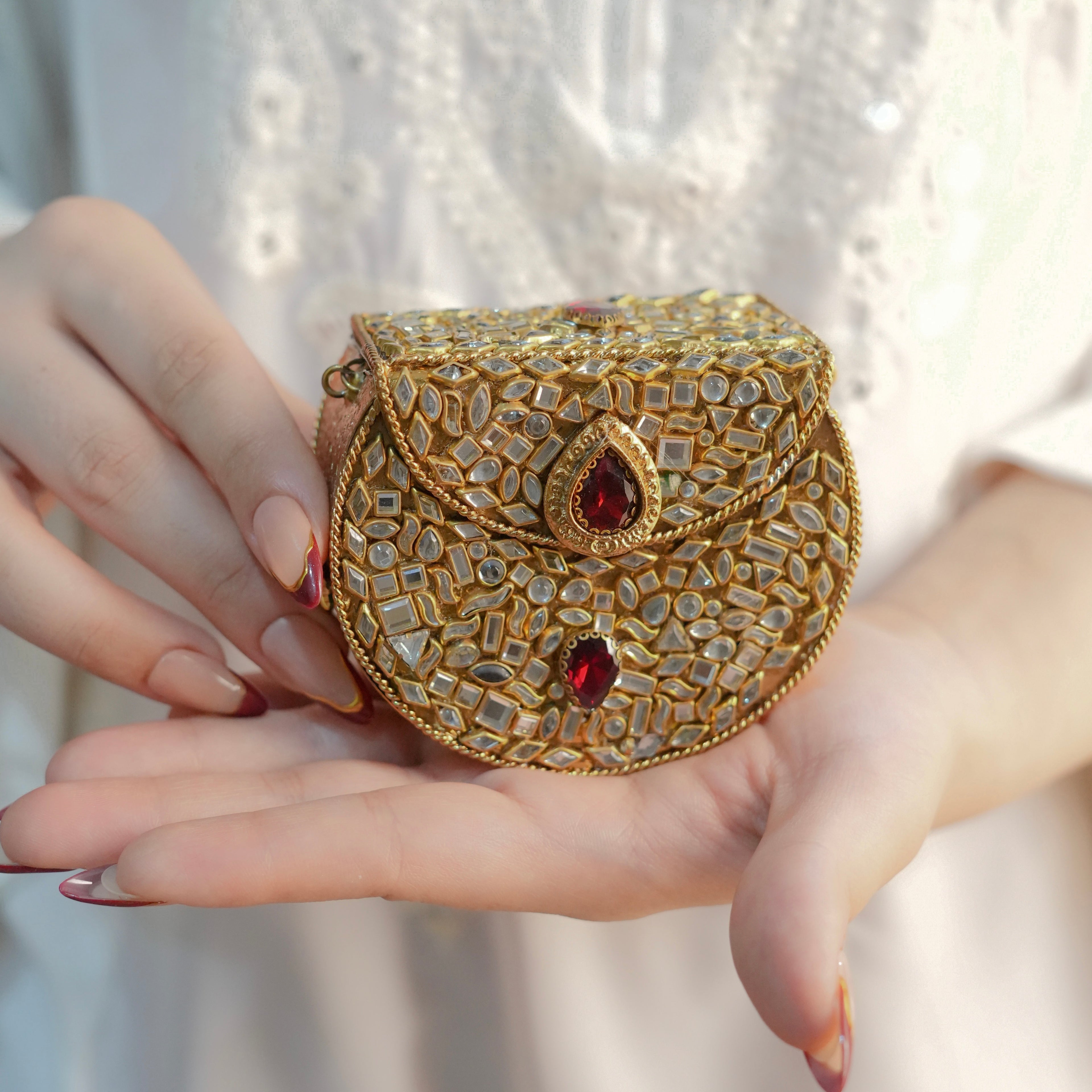 Mini Kundan Clutch