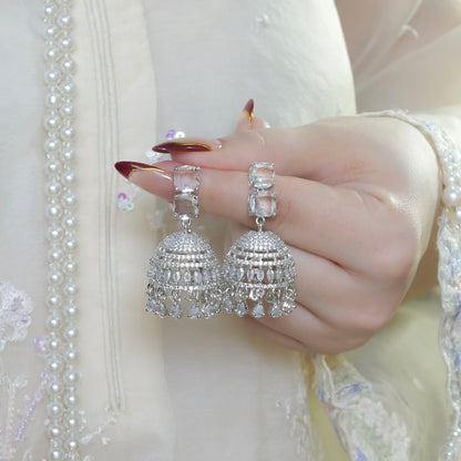 Silver Jhumki