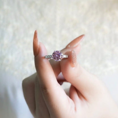 Pink Sapphire Signature Ring