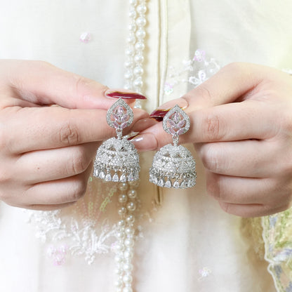 Silver Jhumki