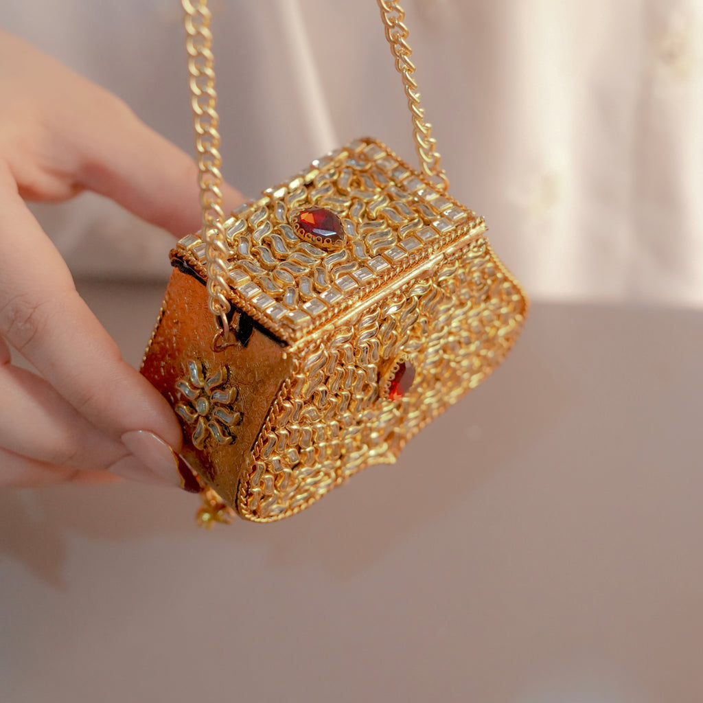 Mini Kundan Clutch