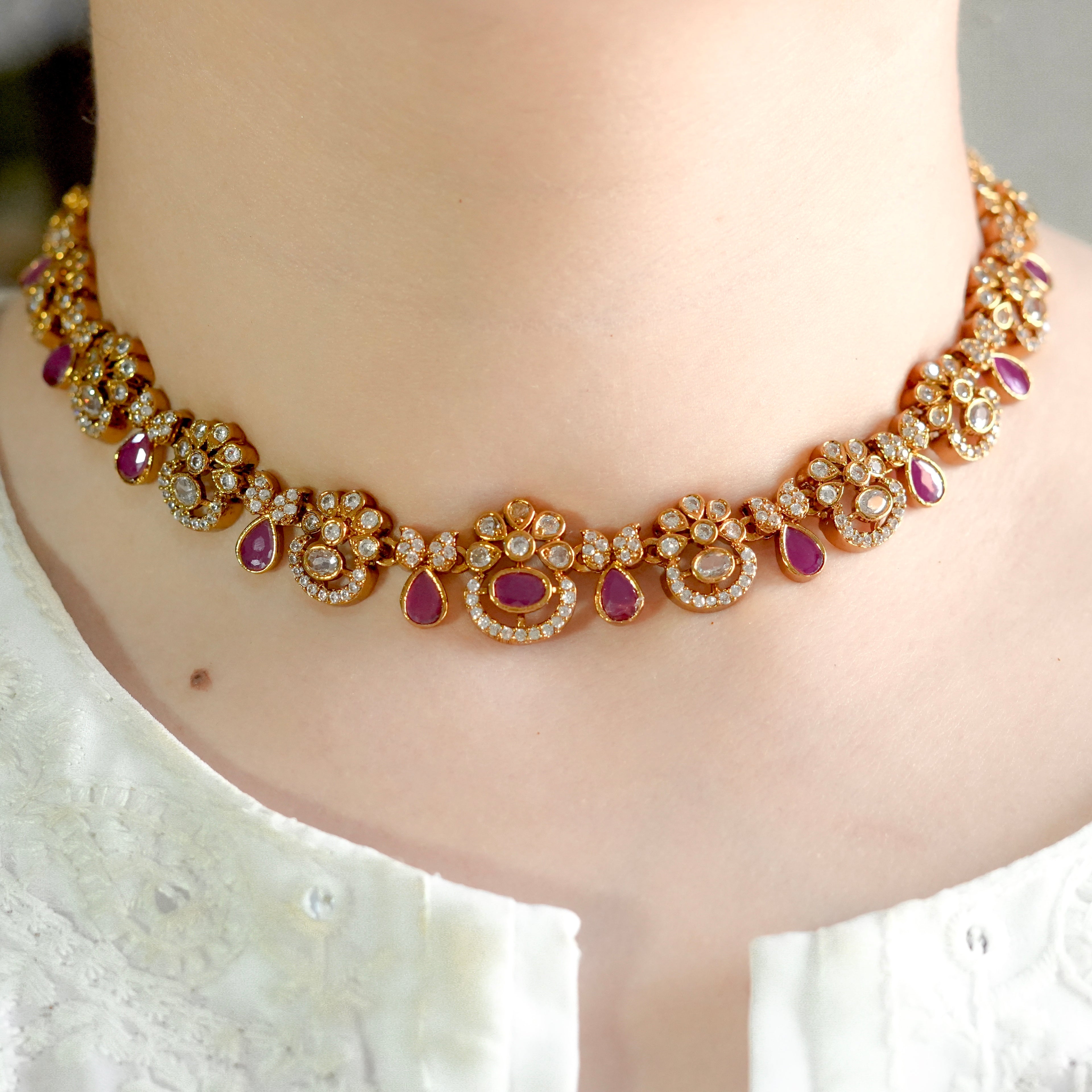 Antique Gold Necklace Set