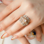 Gold Plated Loop Ring