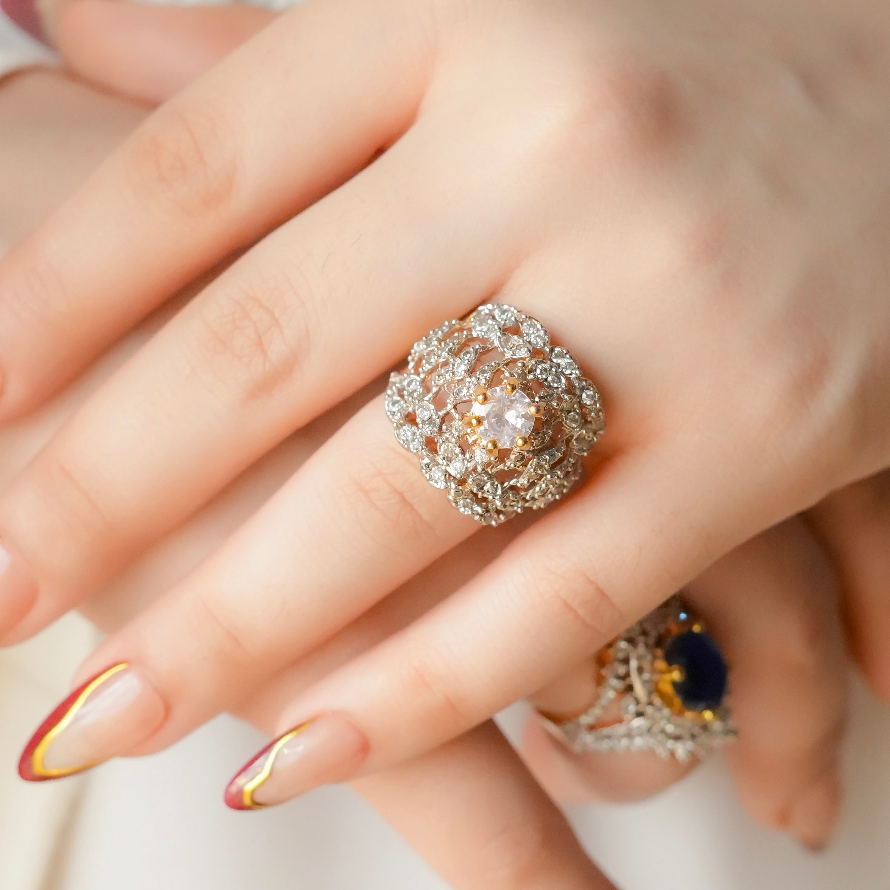 Gold Plated Loop Ring