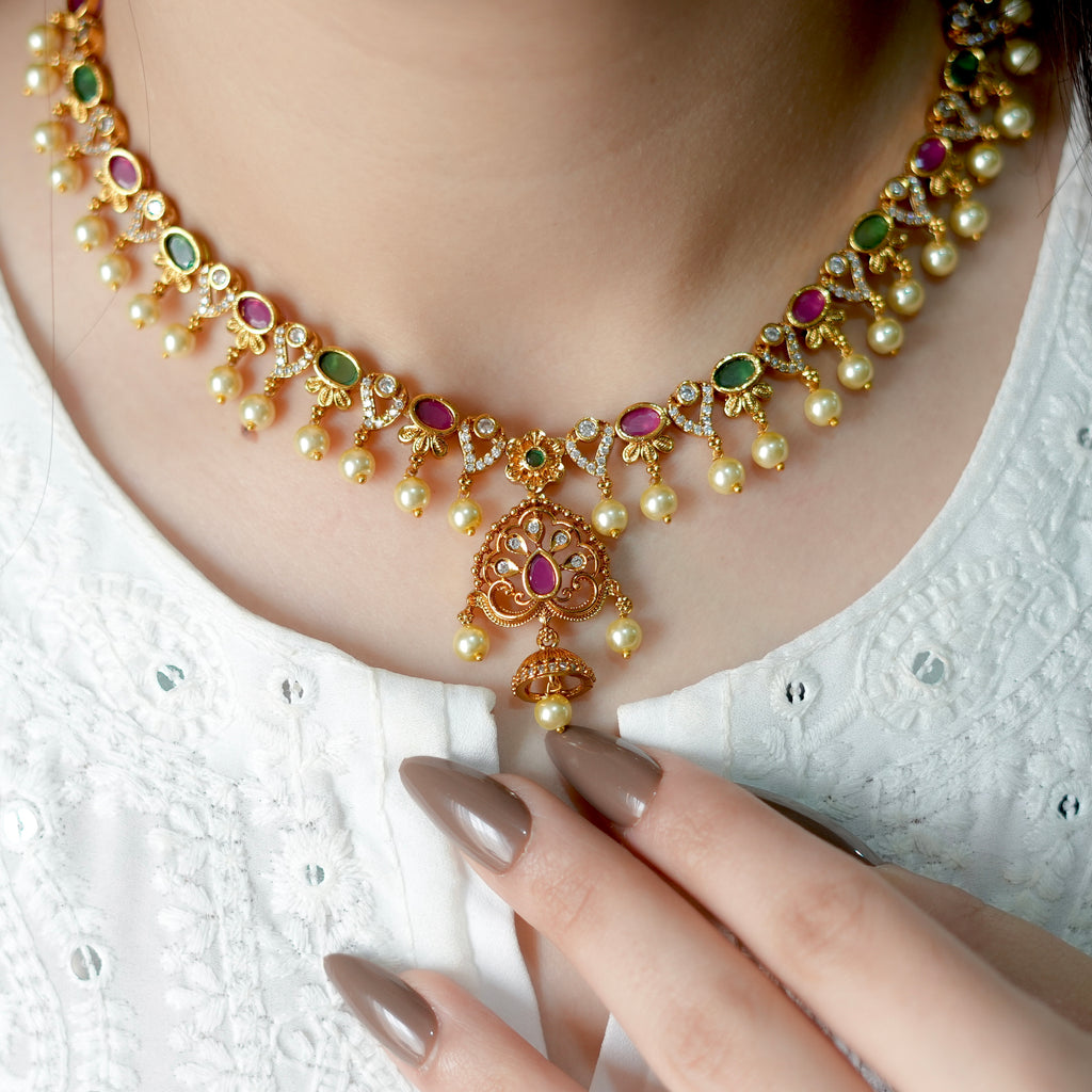 South-Indian Necklace Set