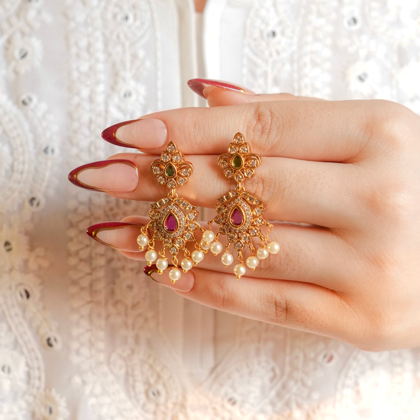 White Charm (Micro-Gold Plated)