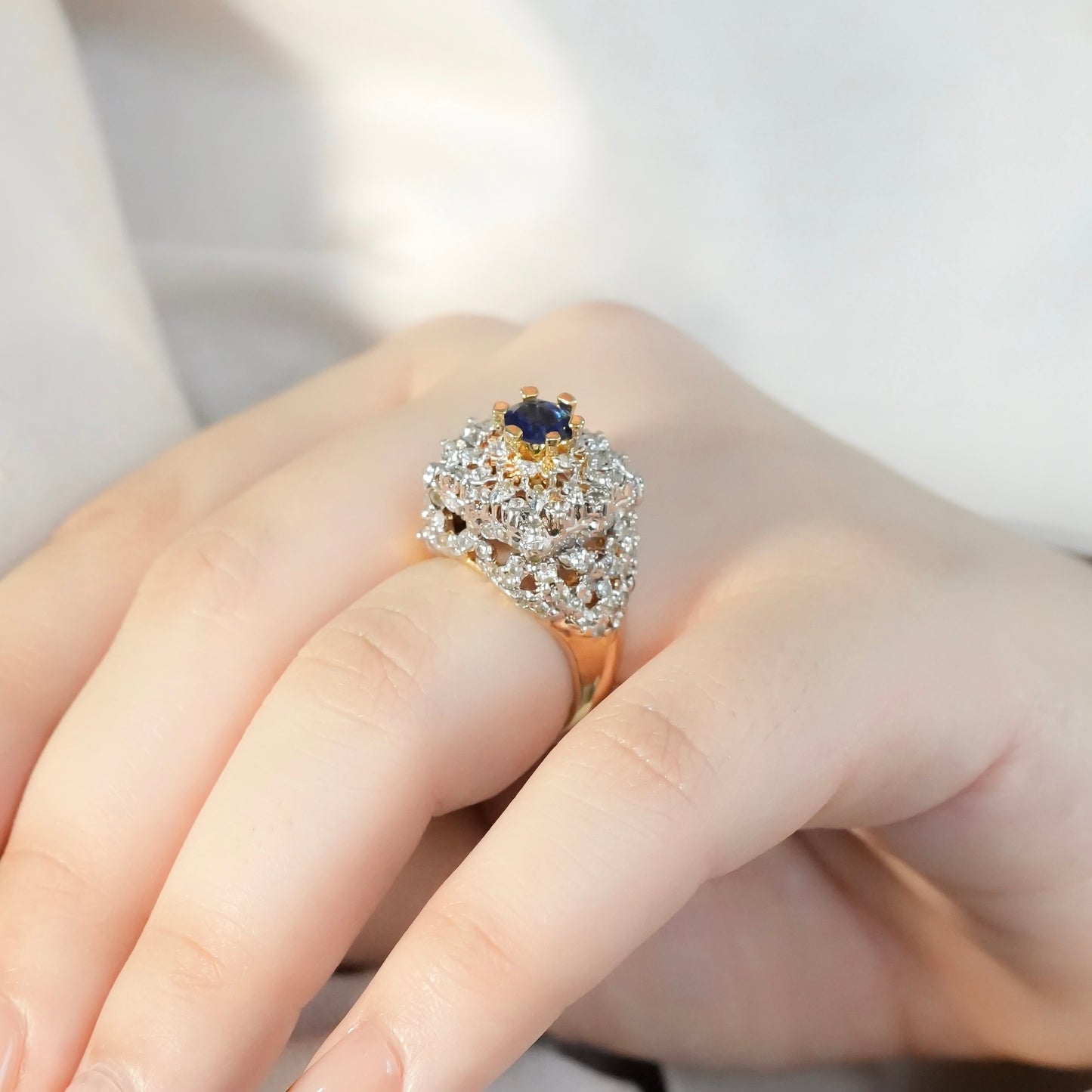 Gold-Plated Adjustable Ring