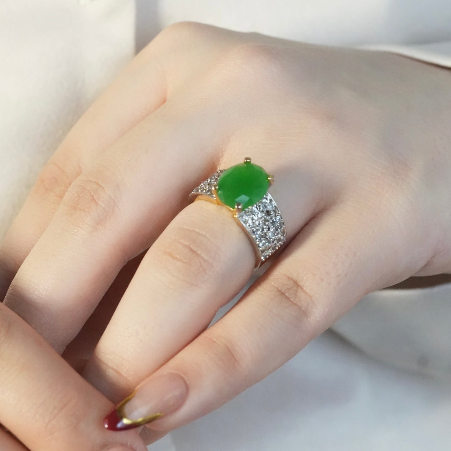 Gold-Plated Adjustable Ring