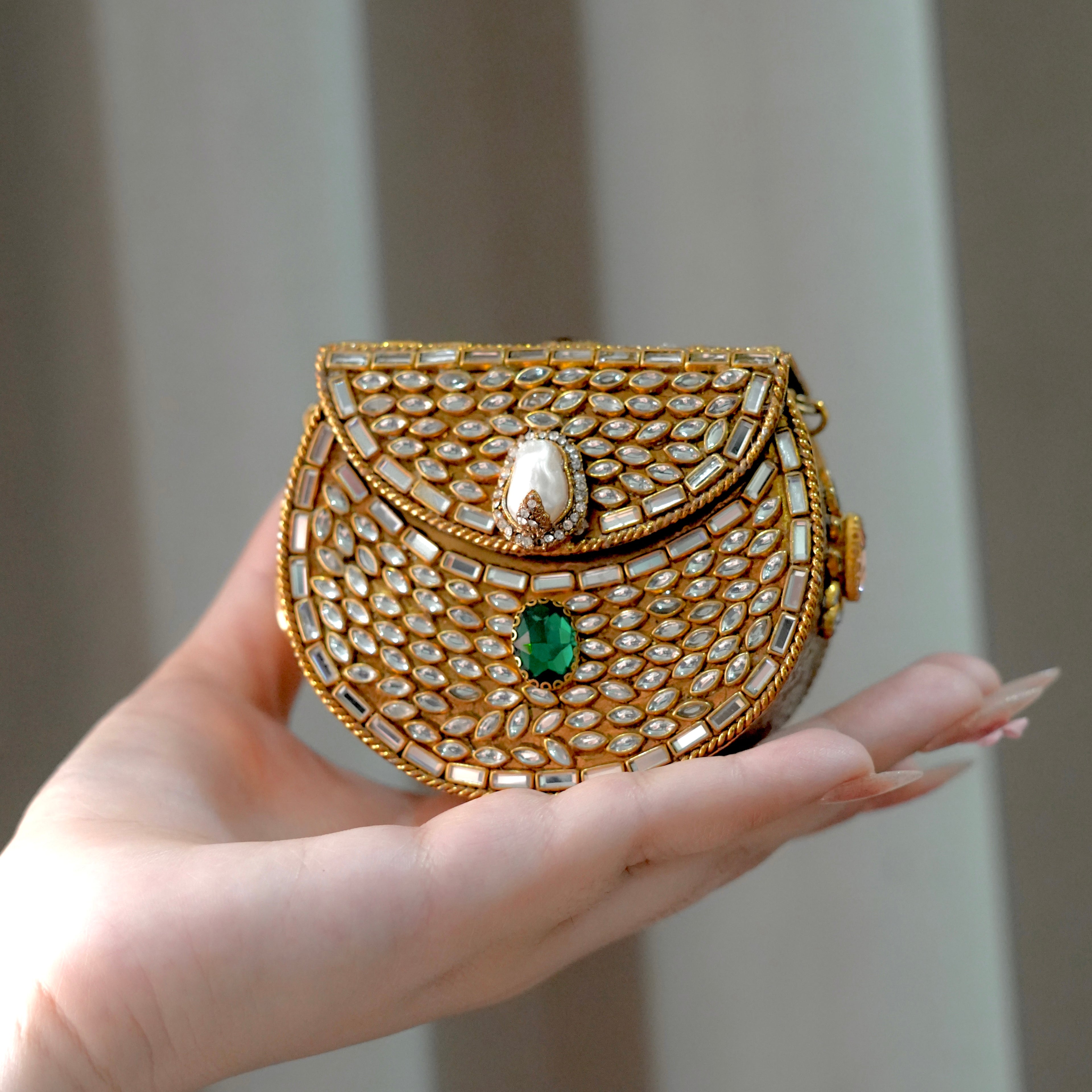 Mini Kundan Clutch