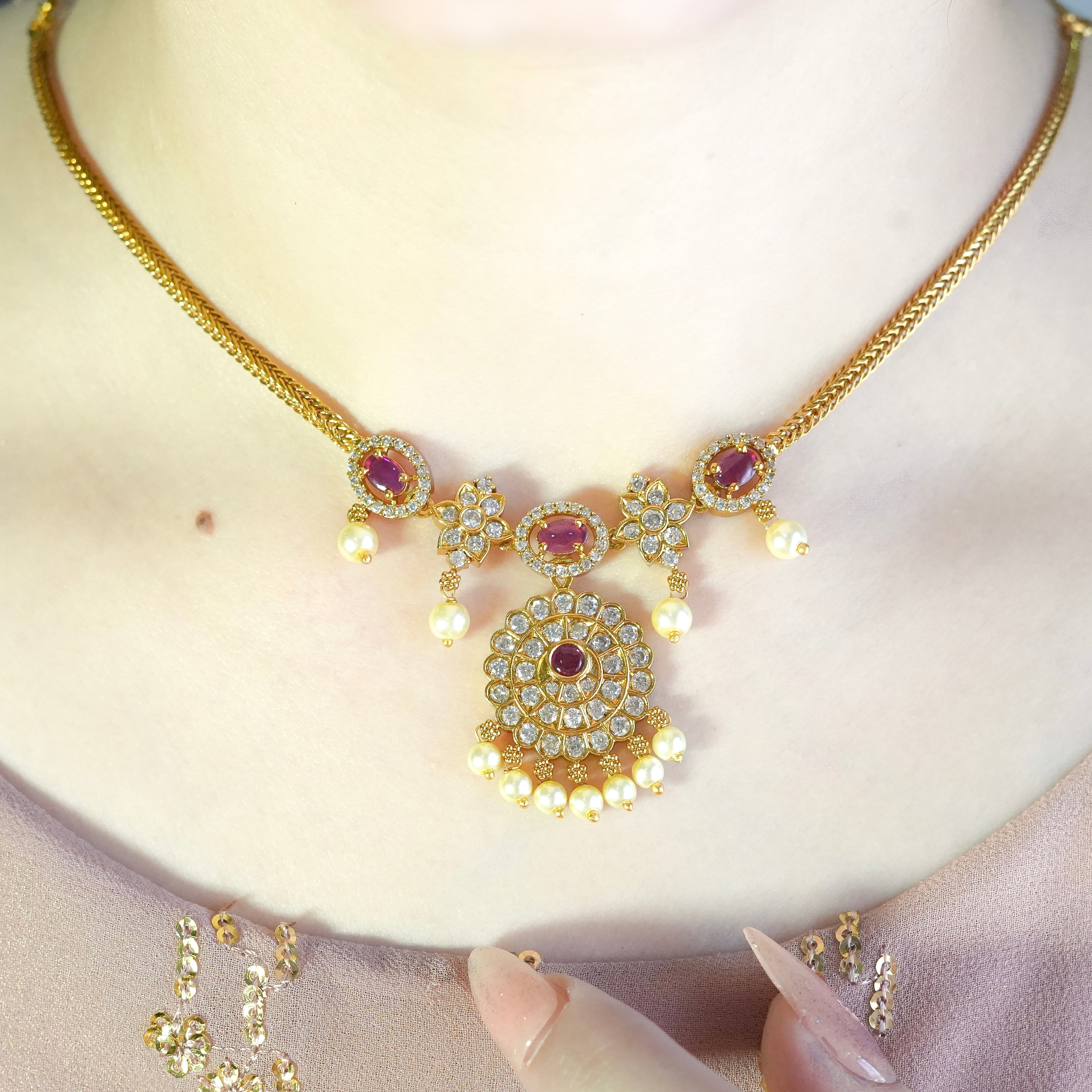Charm Necklace Set
