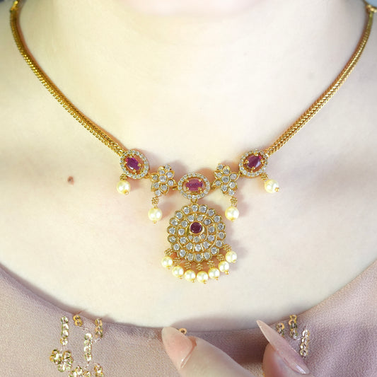 Charm Necklace Set (Micro-Gold Plated)