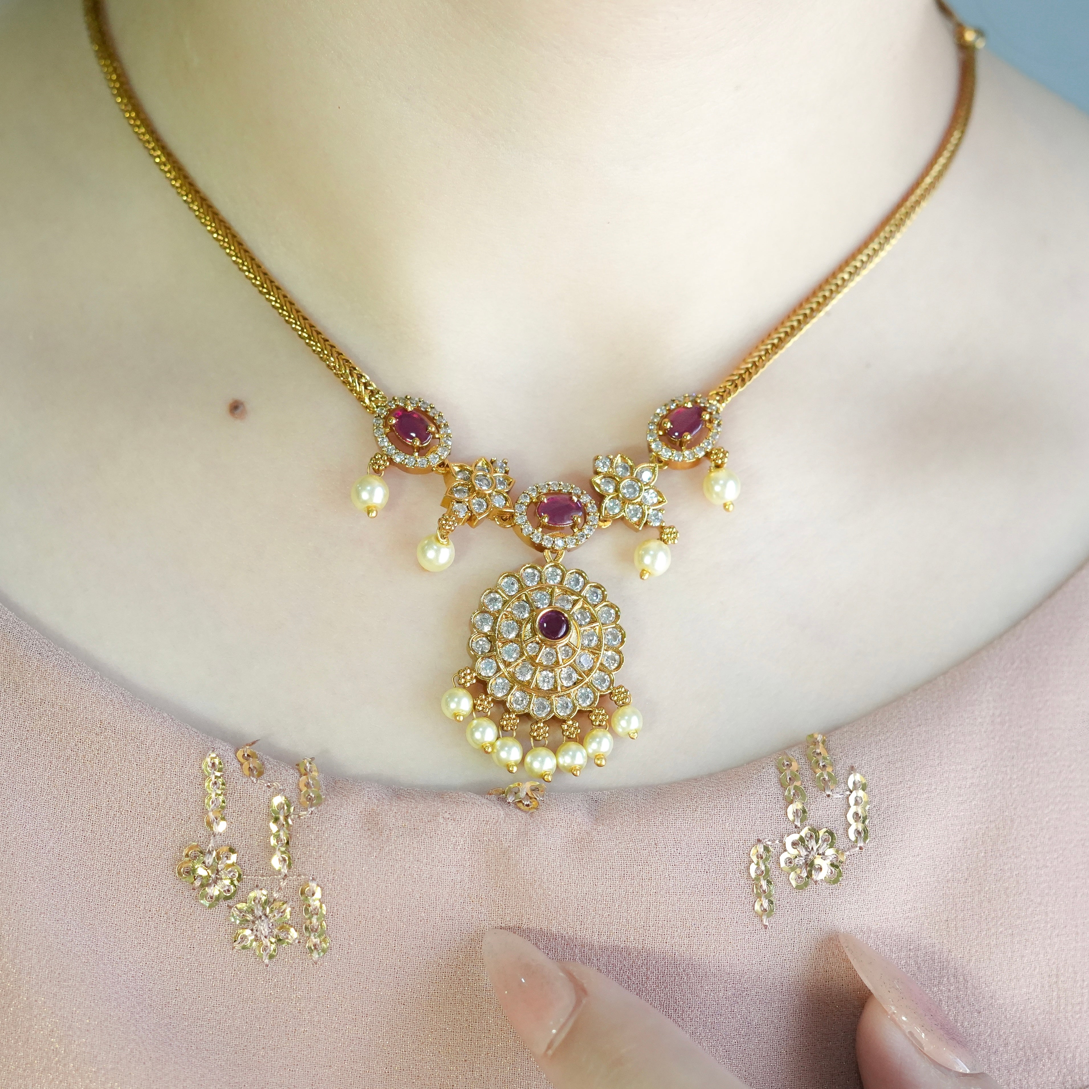 Charm Necklace Set