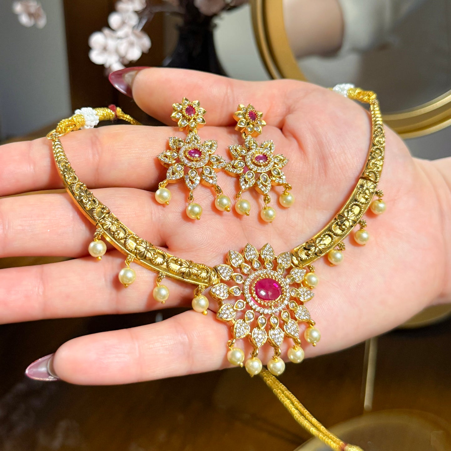 Ethnic Bloom(Micro Gold-Plated)