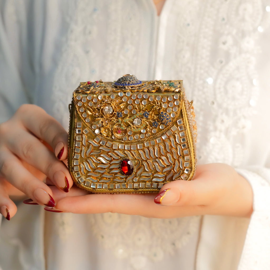 Kundan Clutch(Medium Size)
