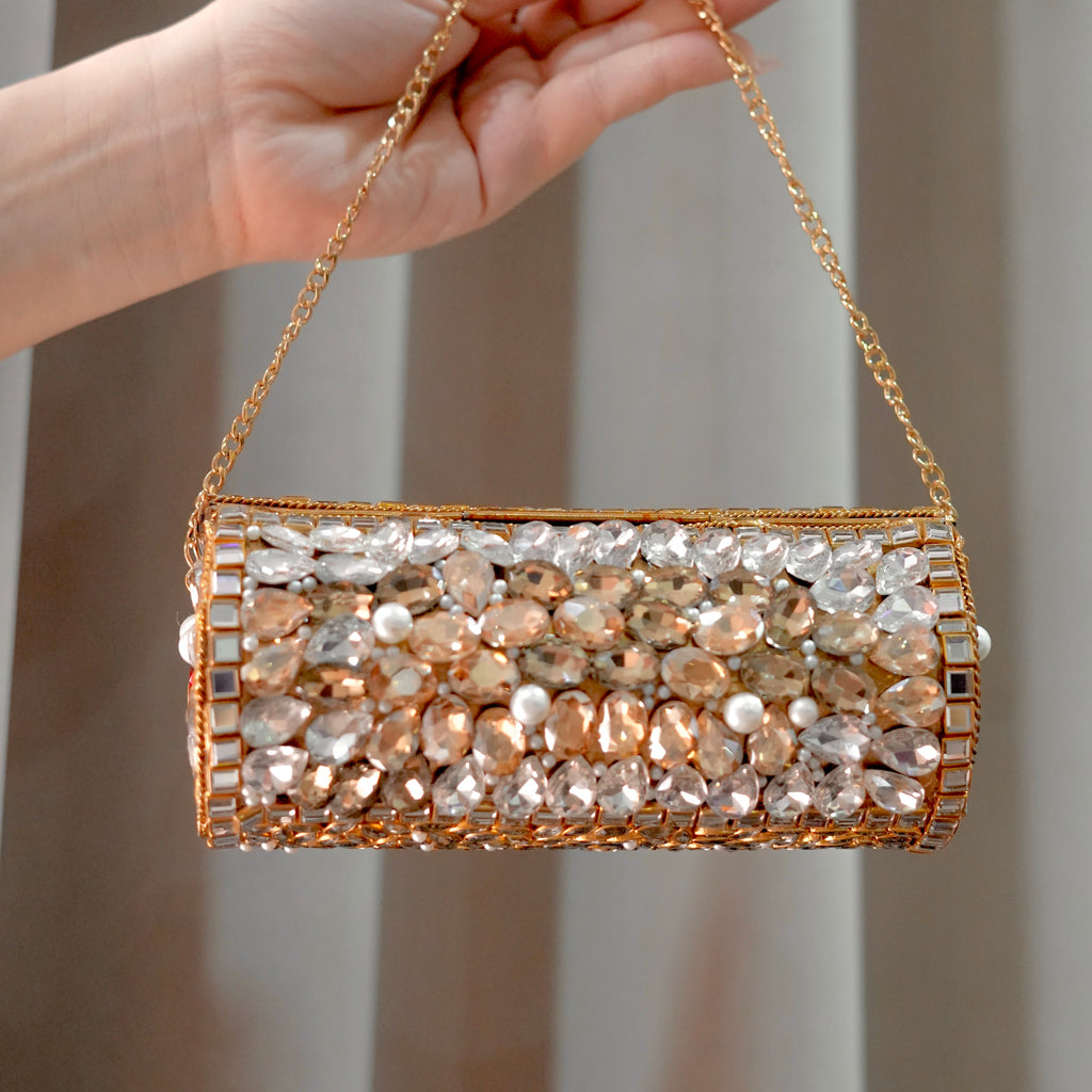 Royal Kundan Clutch (Large Size)