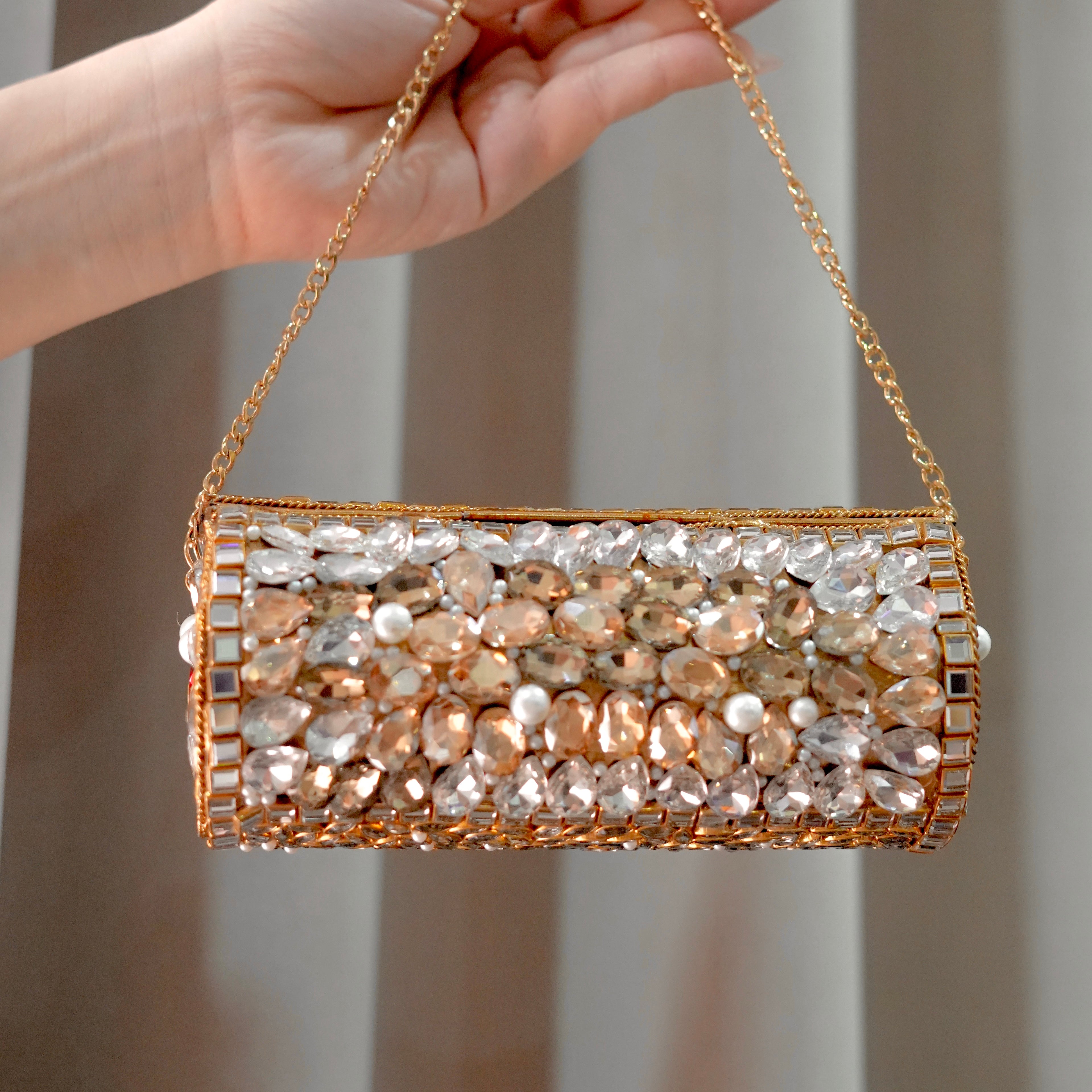 Royal Kundan Clutch (Large Size)