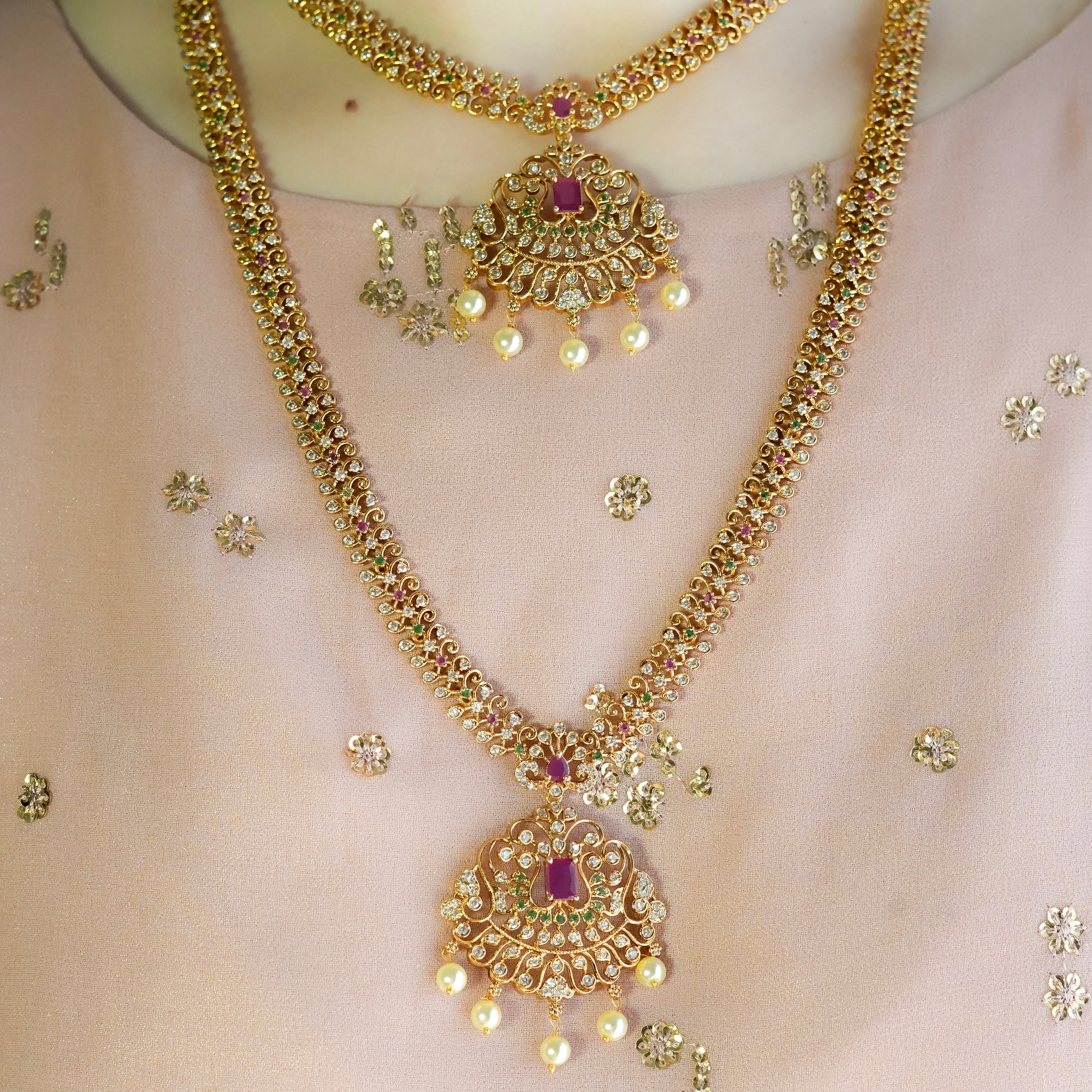 Double Layer Bridal Set