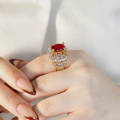 Gold- Plated Adjustable Ring